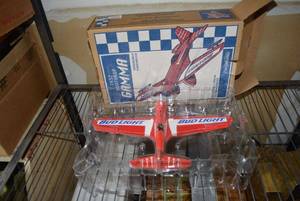 lot 61 image: Bud Light 1932 Northrop Gamma - Replica Airplane Die-Cast Locking Coin Bank