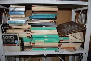lot 91 image: 8 Track Tapes and reel to reel tapes
