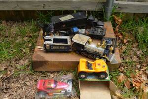 lot 491 image: Toy Cars, Truck, Train and Dinosaur