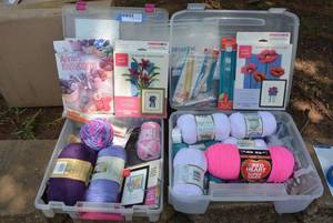lot 236 image: Craft Yarns, Punch Needle Kits and Needle Threaders