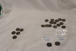 lot 371 image: Liberty Head V Nickel with Cents 1899 (5 Total) Plus Jefferson Nickels 1941-1964 with 2 Wartime Silver Alloy, (16 Total)