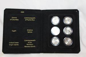 lot 376 image: DC and US Territories Quarters 2009 Mint Set
