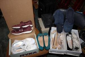 lot 214 image: Ladies Shoes Size 9.5 Mostly Unused still in Boxes, see pictures (Skechers and Norm Brands)