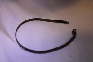 lot 444 image: Sterling silver Italian serpentine bracelet. Marked 925 Italy. 8L
