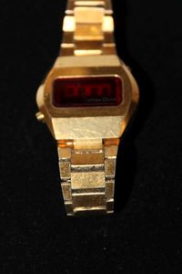 lot 456 image: 1977 Compu Chron digital LED watch. Model 50007056. See httpswww.youtube.comwatchvgiVtPRNP87s