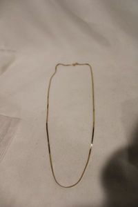 lot 479 image: 14K yellow gold serpentine chain. Marked 14K. 19L No kinks.