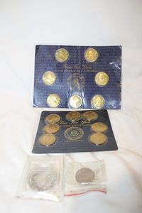 lot 506 image: Brass Presidential Coins, History of America Coin 1oz silver, 1 Susan B Anthony