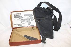 lot 509 image: Walther Accessories Box, Holster, Clip and Cleaning Tool