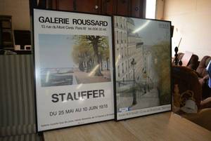 lot 92 image: Two Andre Roussard Posters, Framed, French Vintage Posters