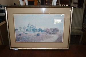 lot 101 image: W.L. Cole Print Limited Edition signed 22500 Print Framed and Matted
