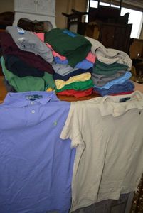 lot 216 image: Mens Polo Shirts Generous amount, Size XXL