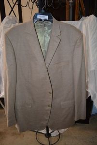 lot 162 image: Mens Dress Jacket Paul Betenly Amicale Silk and Cashmere Fabric, Tan