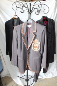 lot 248 image: Adam Douglass Size 10 Jacket, Dana Buchman Size 8 Jacket, and Dana Buchman Size 10 Pant and Jacket