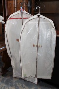 lot 251 image: Two Dazz Hanging Garment Bags with Cedar Blocks
