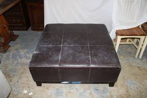 lot 124 image: Large Square Ottoman