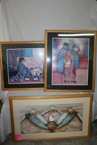 lot 271 image: 3 Signed Prints by Artist