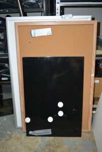 lot 67 image: Cork Board and Dry Erase Marker Boards