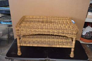 lot 265 image: Basket Weave Coffee Table