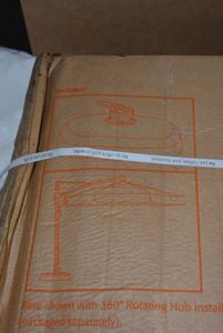 lot 191 image: Treasure Garden Umbrella Base still in Box, see pictures
