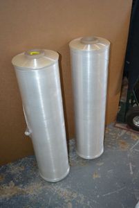 lot 239 image: 2 LARGE Rolls of Shrink Wrap (9 Diameter x 3 Feet)