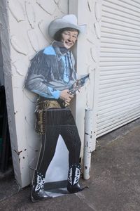 lot 292 image: Movie Cardboard Cutout of Gunslinger