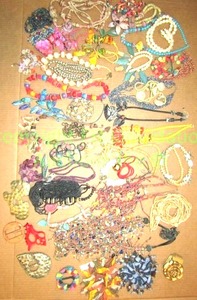 lot 73 image: Assorted fashion jewelry as shown (Tray not included)