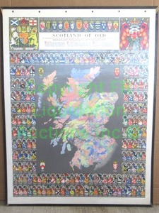lot 245 image: Scotland of old print, approx. 32 x 48