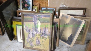 lot 269 image: Assorted framed prints and frames as shown, generous quantity