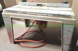 lot 274 image: Hirsh router and sabre saw table