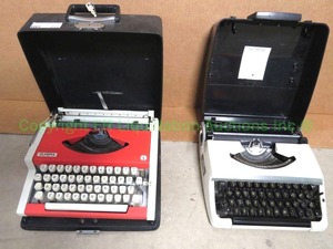 lot 213 image: Vintage Olympia typewriters