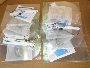 lot 224 image: Cotisen medical protective face shield unopened packs, one box
