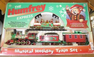 lot 300 image: The Humfrey express musical holiday train set