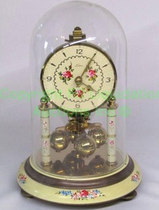 lot 41 image: Vintage made in Germany 10 jewel anniversary mantle clock