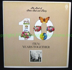 lot 87 image: Vintage The best of Peter, Paul, & Mary ten years together, LP record album