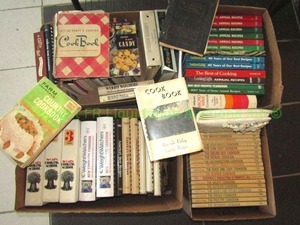 lot 63 image: Assorted vintage and modern cookbooks including Better Homes & Garden and more