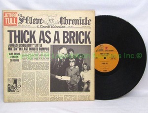 lot 76 image: Retro Jethro Tull Thick as a Brick LP record album