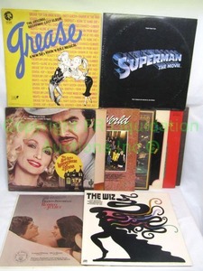 lot 81 image: Retro LP record movie soundtracks including Superman, Grease and more