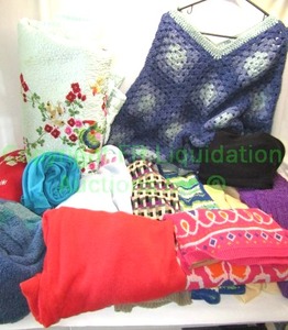 lot 25 image: Assorted name brand ladies sweaters including Victoria women, Napa Valley, Raje Ltd, and more