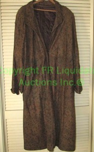 lot 306 image: Soft leather ladies evening overcoat