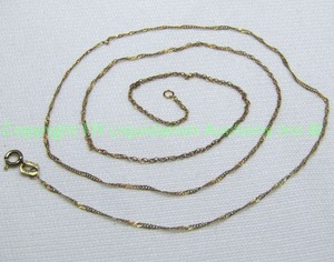 lot 364 image: 10K yellow gold rope chain. Marked Made In Turkey 10K. 18L
