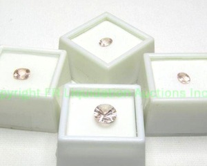 lot 384 image: (4) Morganite Gemstones. Varying sizes.