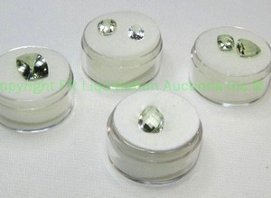 lot 394 image: (4) Faceted Aquamarine  Blue gemstone parcels. Varying sizes and quantities.