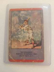 lot 16 image: Babe Ruth baseball card - Authenticity Unknown