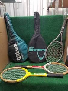lot 84 image: Tennis Rackets