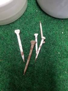 lot 87 image: Horseshoe nails