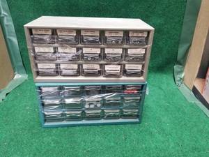 lot 127 image: Bins with contents