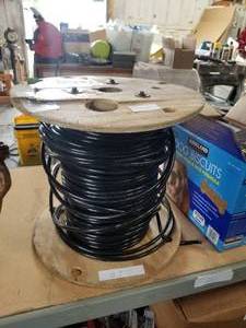 lot 163 image: 2 Black Stranded CU SIMpull THHN Wire