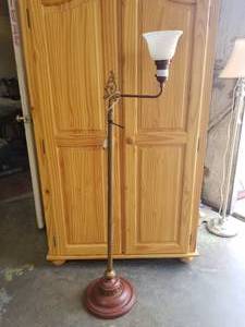lot 216 image: vintage floor lamp