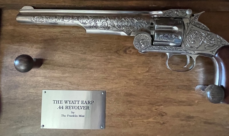 Wyatt Earp .44 Revolver made by the Franklin Mint. A 6 shot