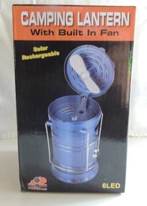 lot 42 image: KS camping lantern with built in fan